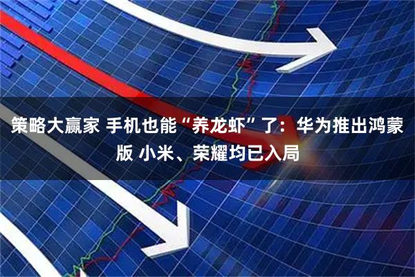 策略大赢家 手机也能“养龙虾”了:华为推出鸿蒙版 小米、荣耀均已入局
