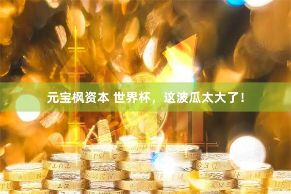 元宝枫资本 世界杯，这波瓜太大了！