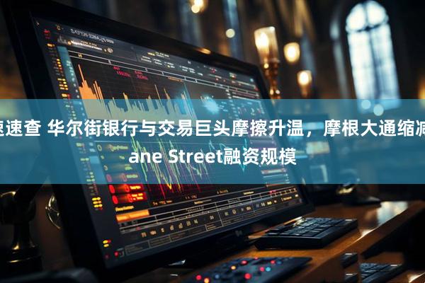 速速查 华尔街银行与交易巨头摩擦升温，摩根大通缩减Jane Street融资规模